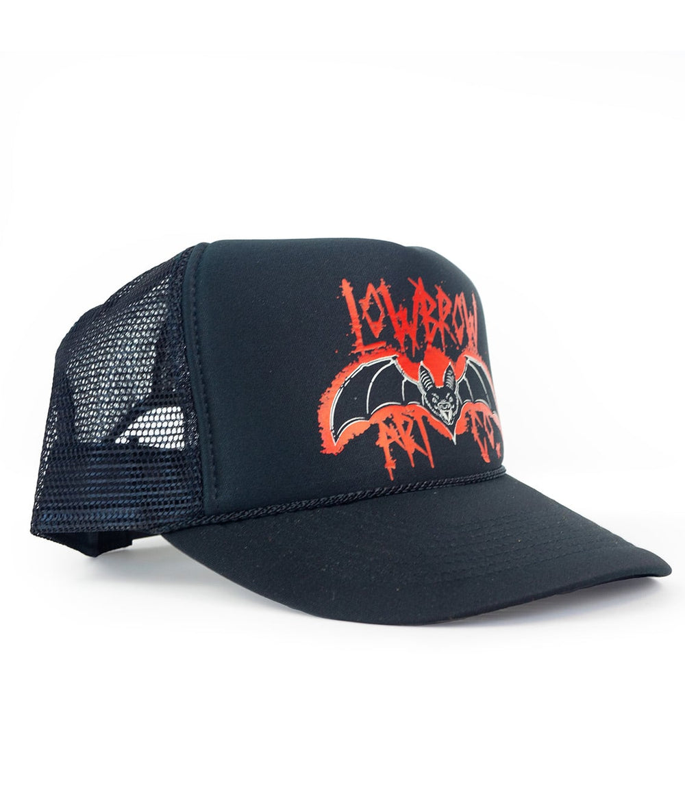Black Market Art Company Bat & Foam Snap Back Trucker Hat Print