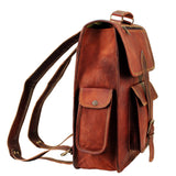 The Hughes Rustic Backpack - Classy Leather Bags - Flyclothing LLC