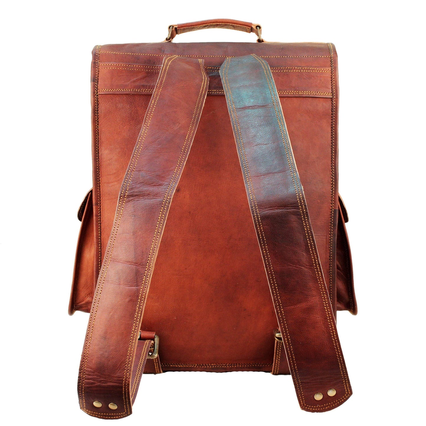 The Hughes Rustic Backpack - Classy Leather Bags - Flyclothing LLC