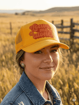 Leave Me Alone Retro Flower Trucker Hat - Wild Junkie - Flyclothing LLC