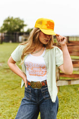 Leave Me Alone Retro Flower Trucker Hat - Wild Junkie - Flyclothing LLC