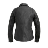 Leela Women's Motorcycle Leather Shirt - Limited Edition - First Manufacturing Company - Flyclothing LLC