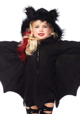 Girl's Cozy Bat Costume