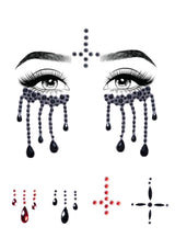 Evil Nun Rhinestone Stick-On Jewels