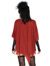 Gothic Glitter Spider Web Costume Poncho