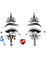 Harlequin Clown Jewels Sticker