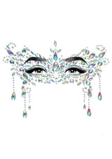 Masquerade Mask Rhinestone Stick-On Jewels