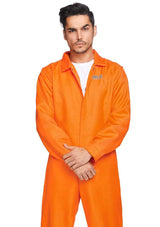 Men's Orange State Prison Jumpsuit Costume