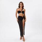 Midnight Siren Three-Piece Swimsuit Set