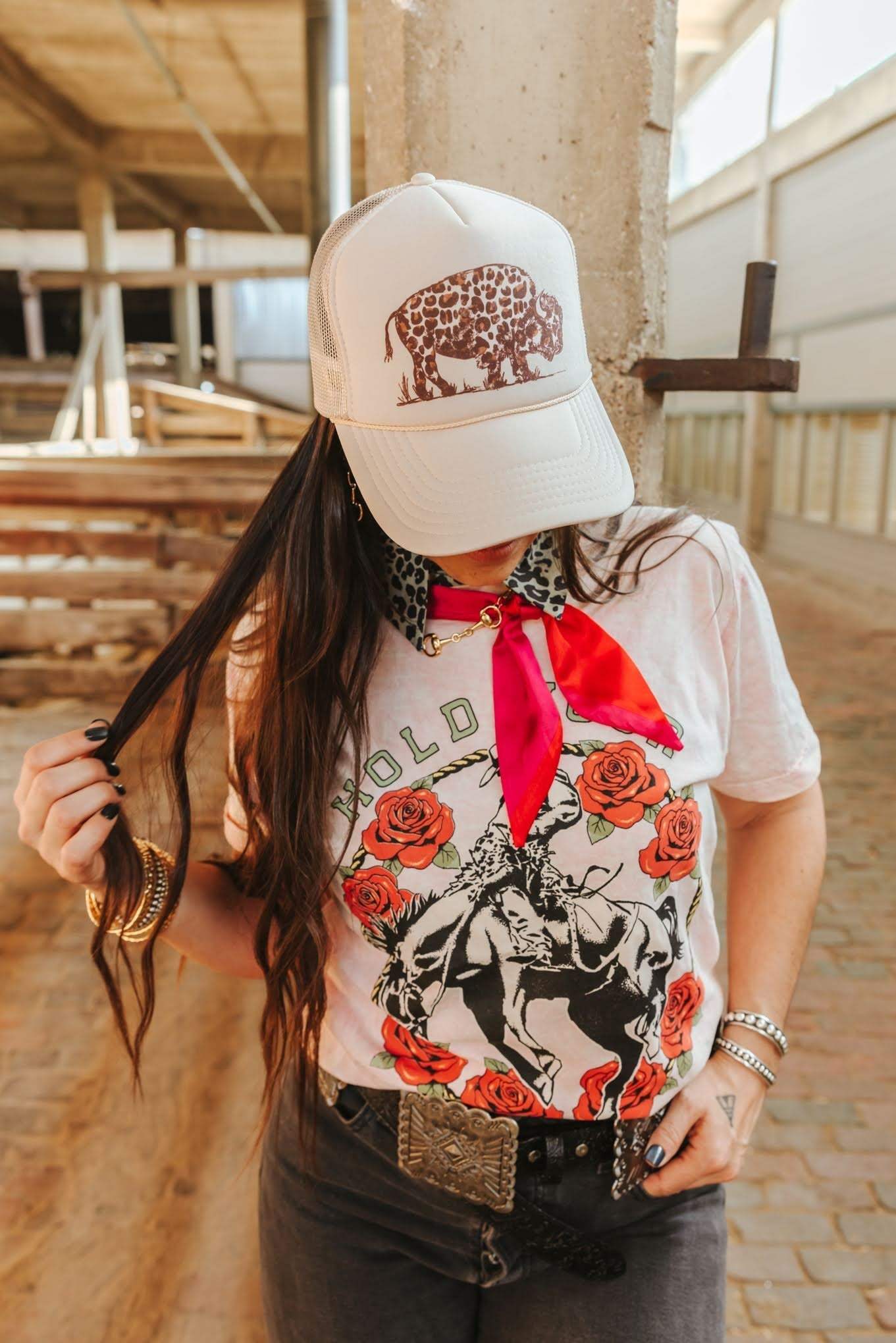 Leopard Buffalo Trucker Hat - Wild Junkie - Flyclothing LLC