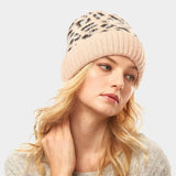 Leopard Pattern Beanie Hat - Madeline Love - Flyclothing LLC