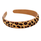 Leopard Pattern Genuine Leather Headband - Madeline Love - Flyclothing LLC