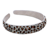 Leopard Pattern Genuine Leather Headband - Madeline Love - Flyclothing LLC