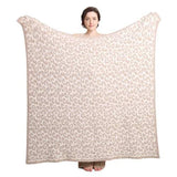 Leopard Patterned Animal Print Comfy Warm Soft Cozy Blanket - Madeline Love - Flyclothing LLC