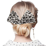 Leopard Patterned Deft Bun Maker Hair Band - Madeline Love - Flyclothing LLC