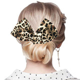 Leopard Patterned Deft Bun Maker Hair Band - Madeline Love - Flyclothing LLC