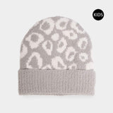 Leopard Patterned Kids Beanie Hat - Madeline Love - Flyclothing LLC