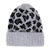 Leopard Print Beanie Hat Leopard Pattern Winter Hat - Madeline Love - Flyclothing LLC