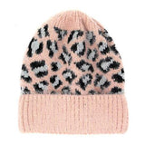Leopard Print Beanie Hat Leopard Pattern Winter Hat - Madeline Love - Flyclothing LLC