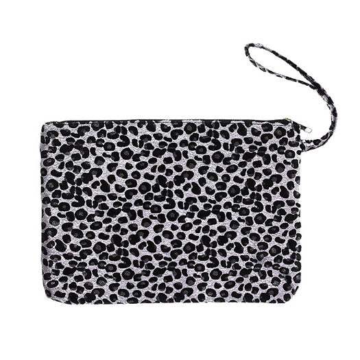 Leopard Print Large Pouch Clutch Bag - Madeline Love - Flyclothing LLC