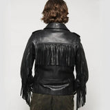 Lesley - Women's Motorcycle Leather Jacket - BHBR - First Manufacturing Company - Flyclothing LLC