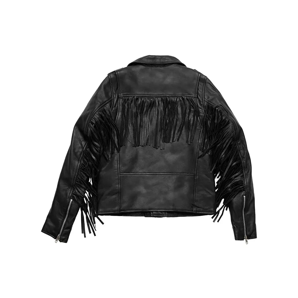 Lesley - Women's Motorcycle Leather Jacket - BHBR - First Manufacturing Company - Flyclothing LLC