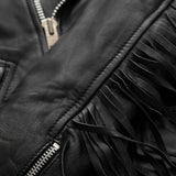 Lesley - Women's Motorcycle Leather Jacket - BHBR - First Manufacturing Company - Flyclothing LLC