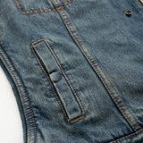 Lexy Women's Motorcycle Denim Vest - First Manufacturing Company - Flyclothing LLC