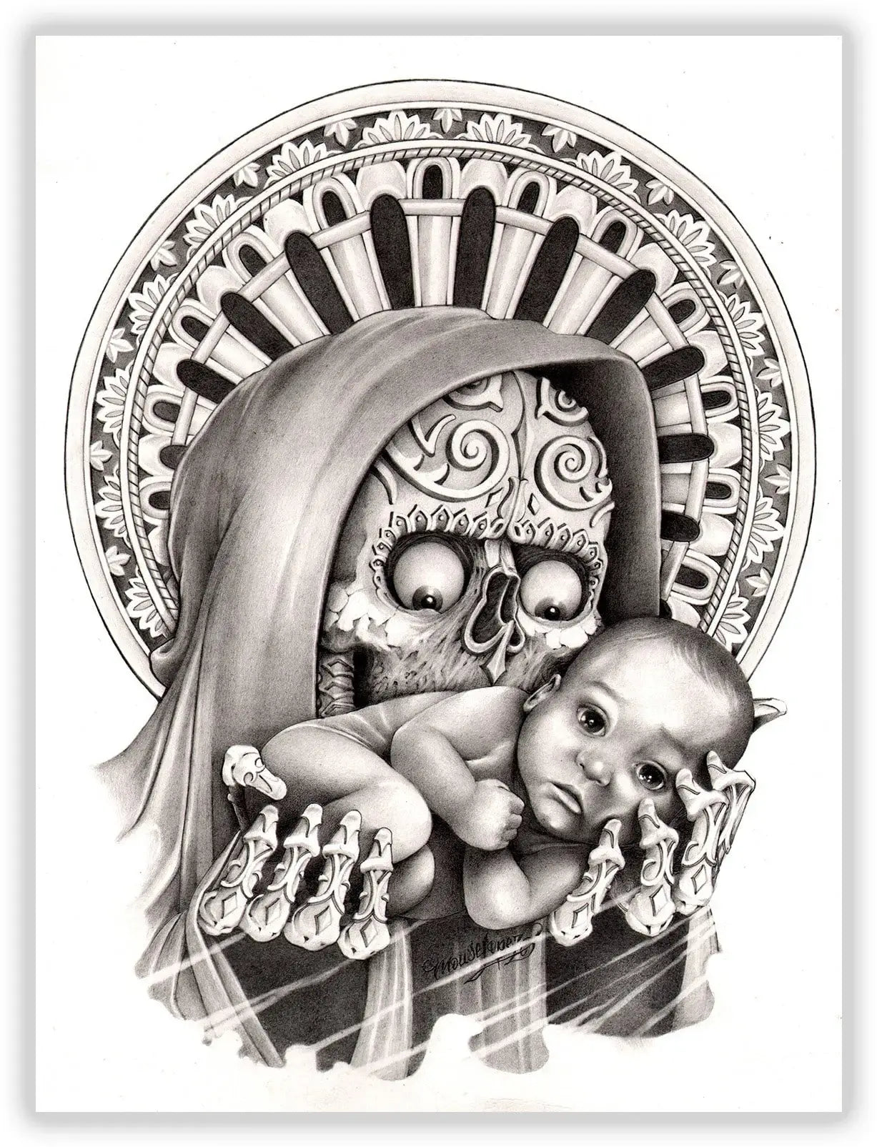 Black Market Art Company Life & Death Print - Black Market Art Company - Flyclothing LLC