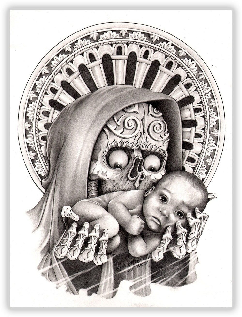 Black Market Art Company Life & Death Print