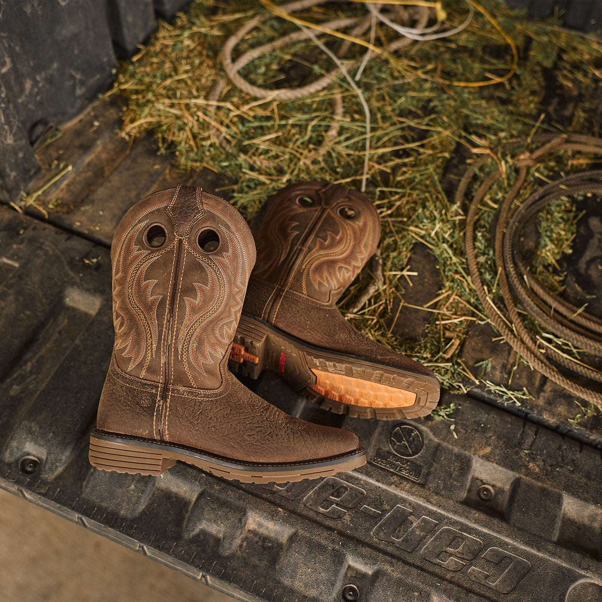 Durango Workhorse Work Boot Bark Brown/Glazed Cognac