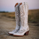 Durango Womens Crush Tall Western Boot Ivory - Durango - Flyclothing LLC