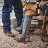 Durango Womens Crush Tall Western Boot Distressed Graphite - Durango - Flyclothing LLC