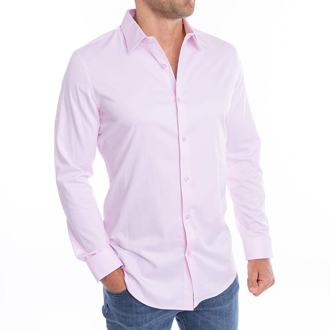 goTIELESS Ultimate Dress Shirt (Light Pink)