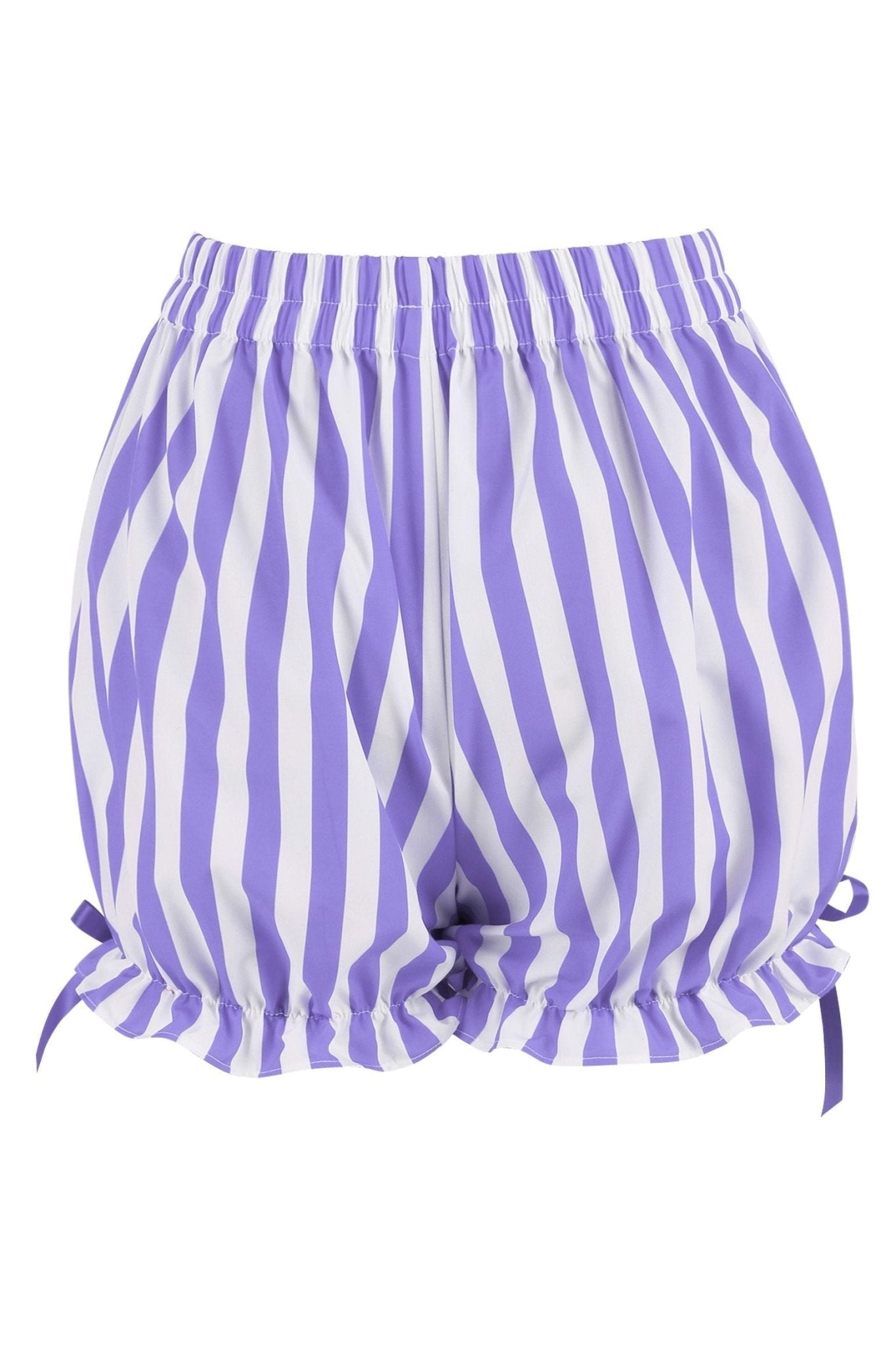 Daisy Corsets Light Purple/White Striped Bloomers - Daisy Corsets