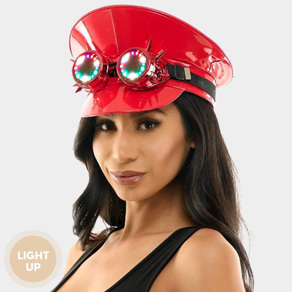 Light Up Solid Fisherman Goggle Hat - Madeline Love - Flyclothing LLC