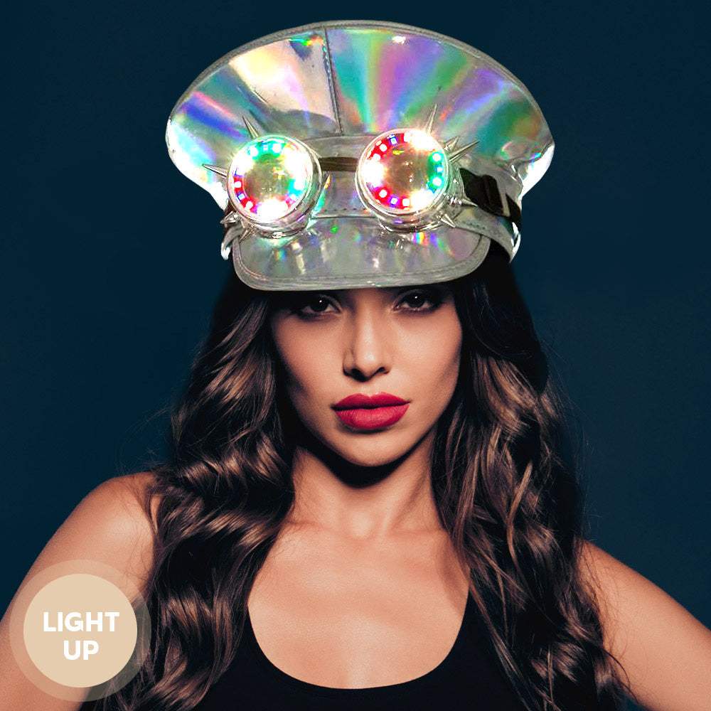 Light Up Solid Fisherman Goggle Hat - Madeline Love - Flyclothing LLC