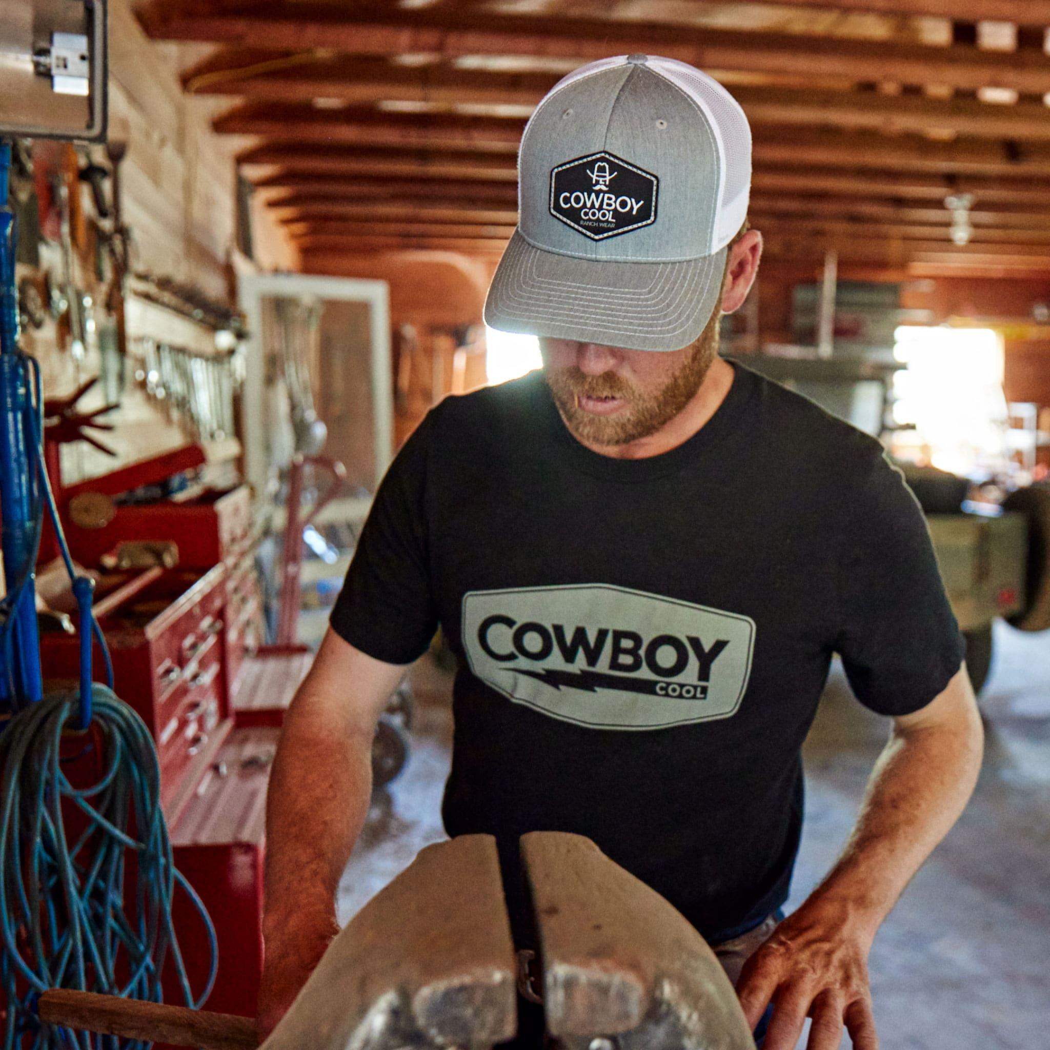 Lightning Bolt T-Shirt - Cowboy Cool - Flyclothing LLC
