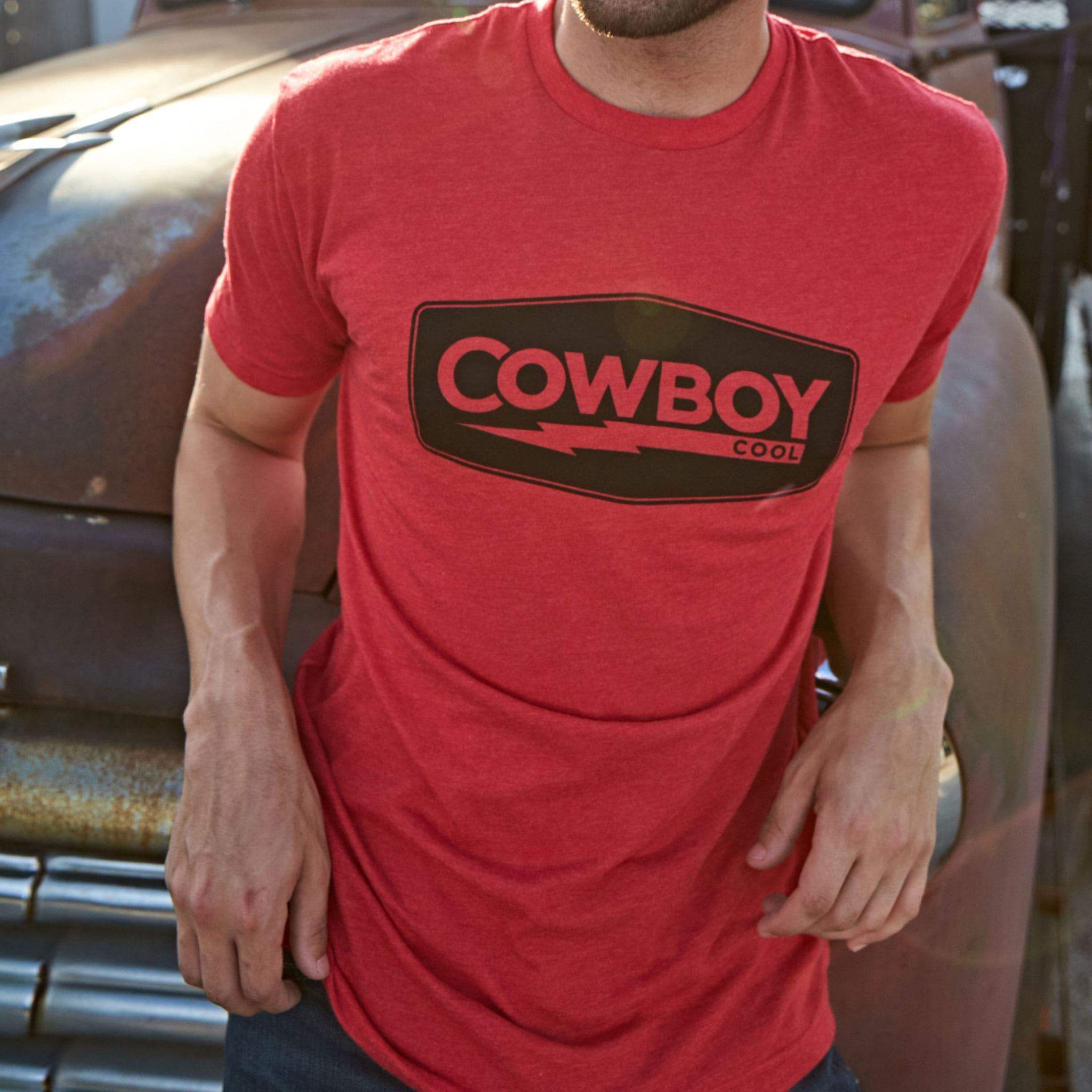 Lightning Bolt T-Shirt - Cowboy Cool - Flyclothing LLC