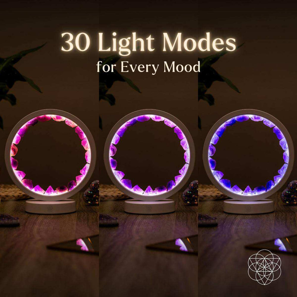 Stress Less, Sleep More – Amethyst Healing Lamp - Conscious Items - Flyclothing LLC