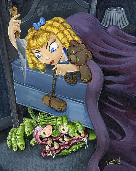 Black Market Art Company Lil Miss Roth Print - Black Market Art Company - Flyclothing LLC