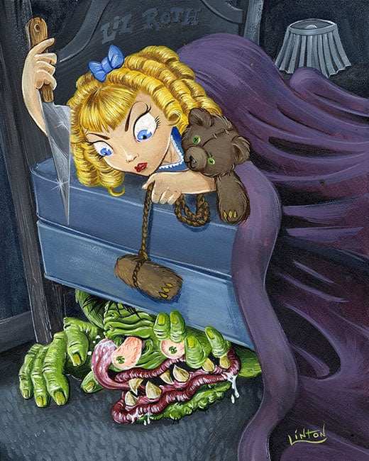 Black Market Art Company Lil Miss Roth Print - Black Market Art Company - Flyclothing LLC