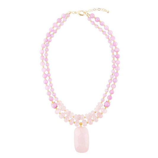 Lilac Jade Statement Necklace - Barse Jewelry - Flyclothing LLC