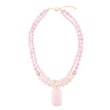 Lilac Jade Statement Necklace