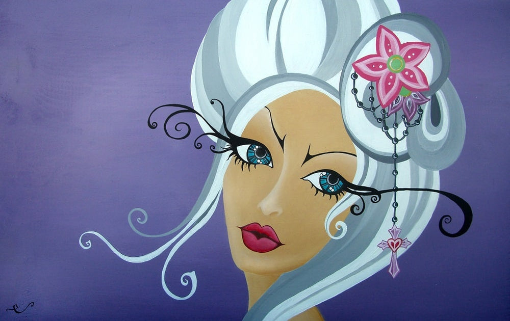 Black Market Art Company Lilac Print