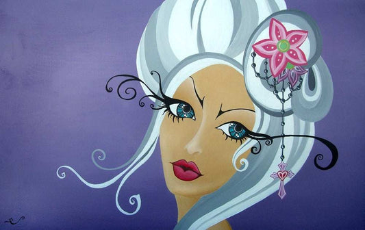 Black Market Art Company Lilac Print - Black Market Art Company - Flyclothing LLC