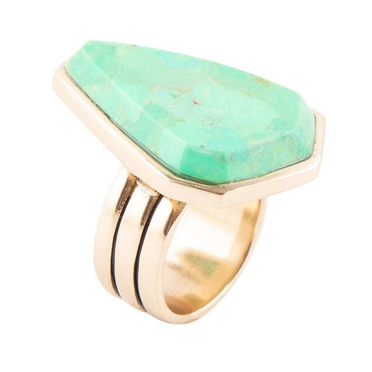 Lime Turquoise Statement Ring - Barse Jewelry - Flyclothing LLC