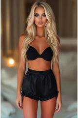 Daisy Corsets LIMITED EDITION Black Satin Bloomers - Daisy Corsets