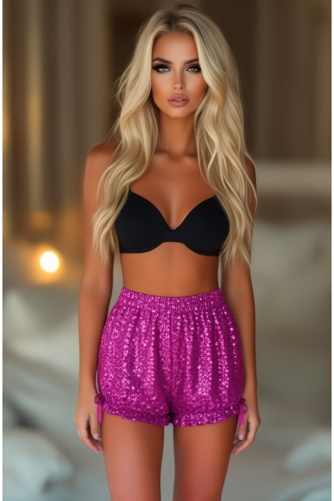 Daisy Corsets LIMITED EDITION Fuchsia Sequin Bloomers - Daisy Corsets
