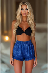 Daisy Corsets LIMITED EDITION Royal Blue Sequin Bloomers - Daisy Corsets